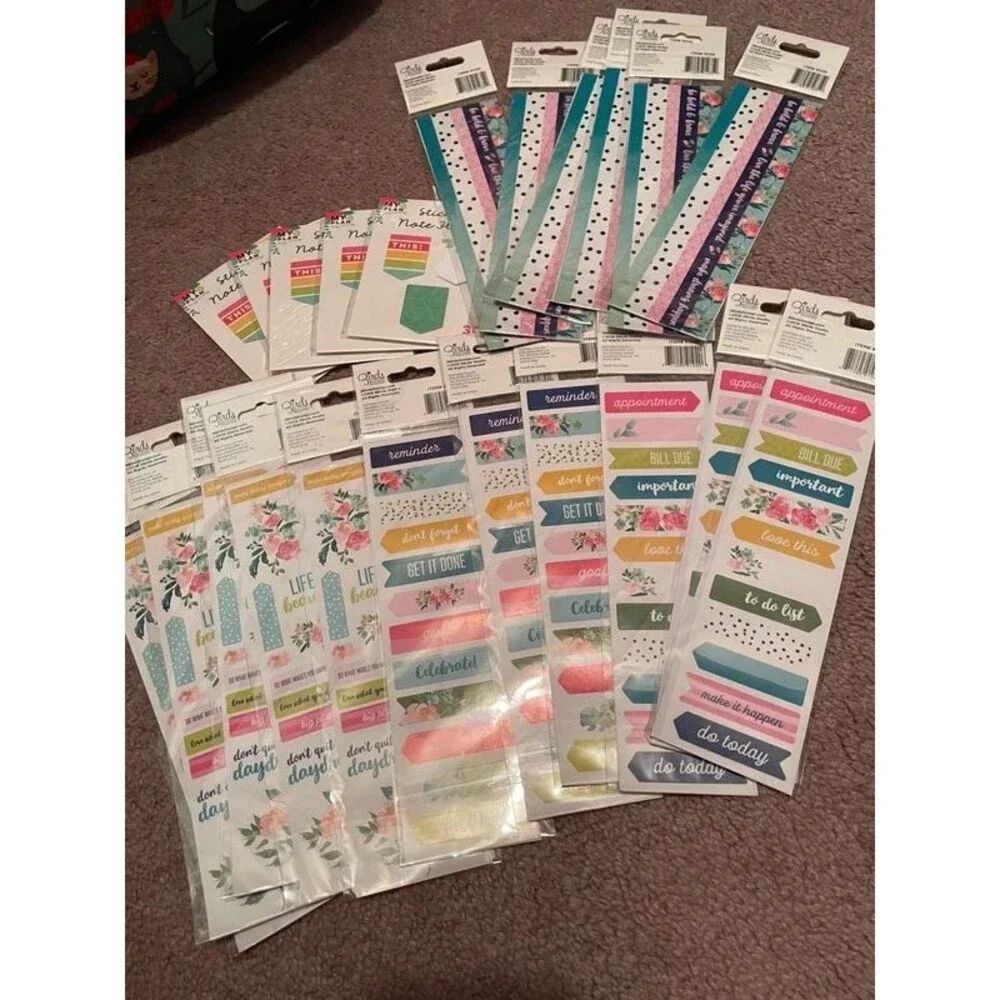 Planner Organizer Stickers and note flags